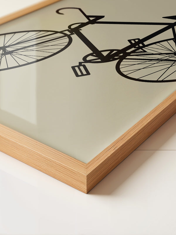Fahrrad Kunst Silhouette