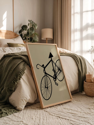 Fahrrad Kunst Silhouette