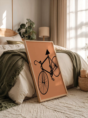 Fahrrad Abstrakt Schatten Braun