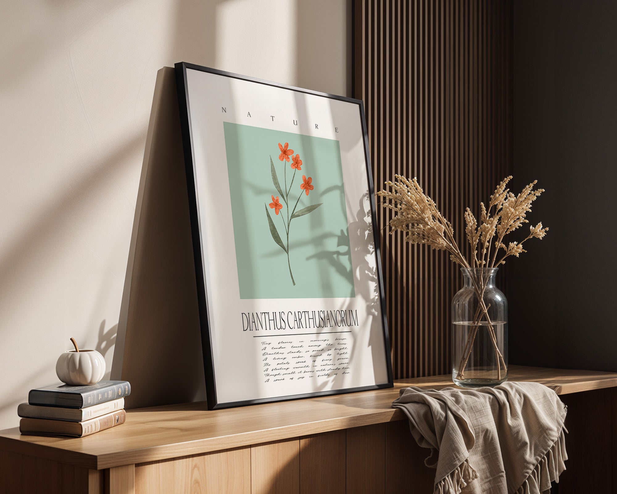 Karthäusernelke Aquarell Pastell