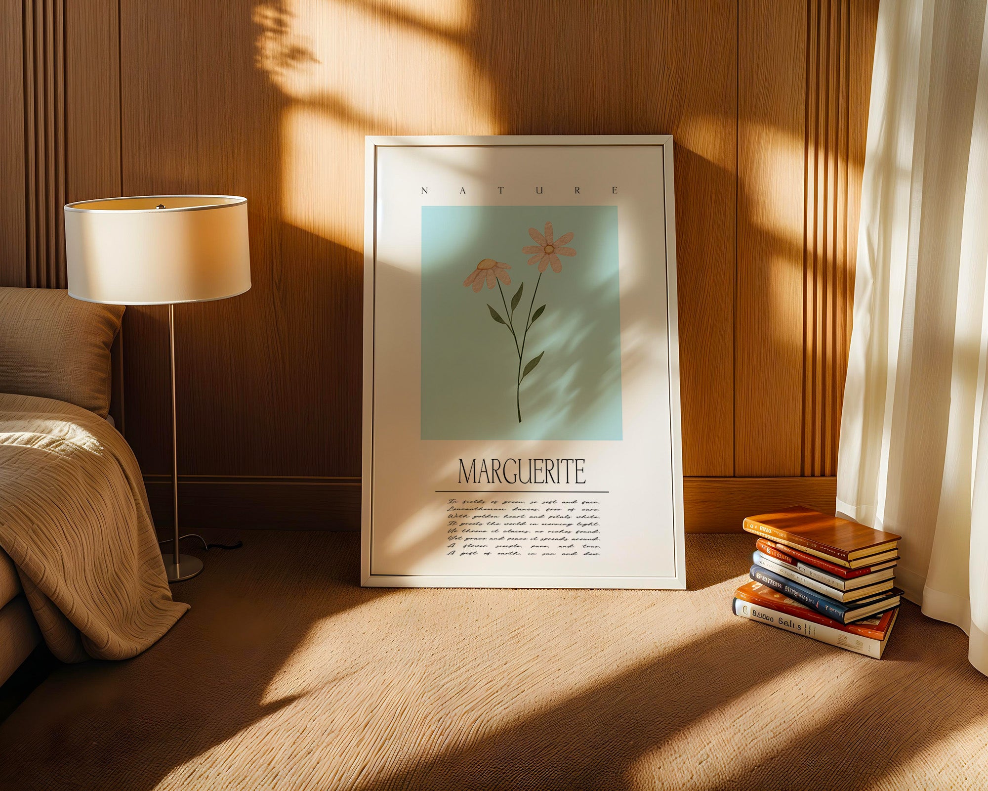 Margueriten Pastell Aquarelloptik