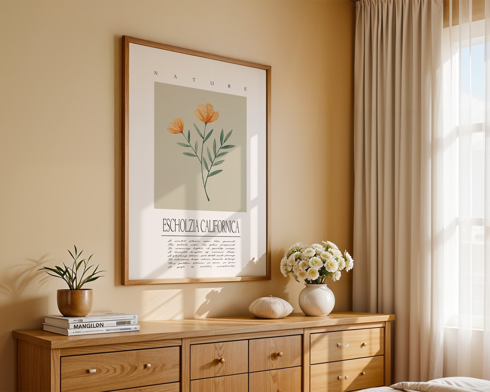 Kalifornischer Mohn Aquarell