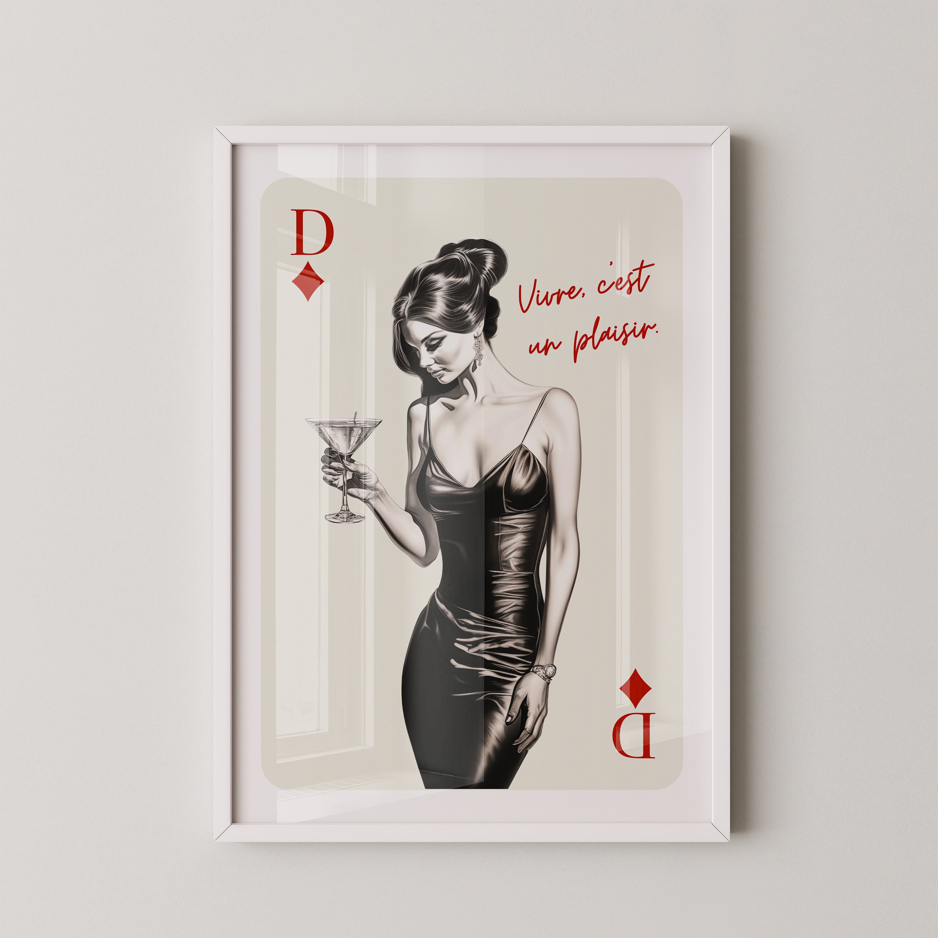 Kartenkönigin Cocktail Glamour