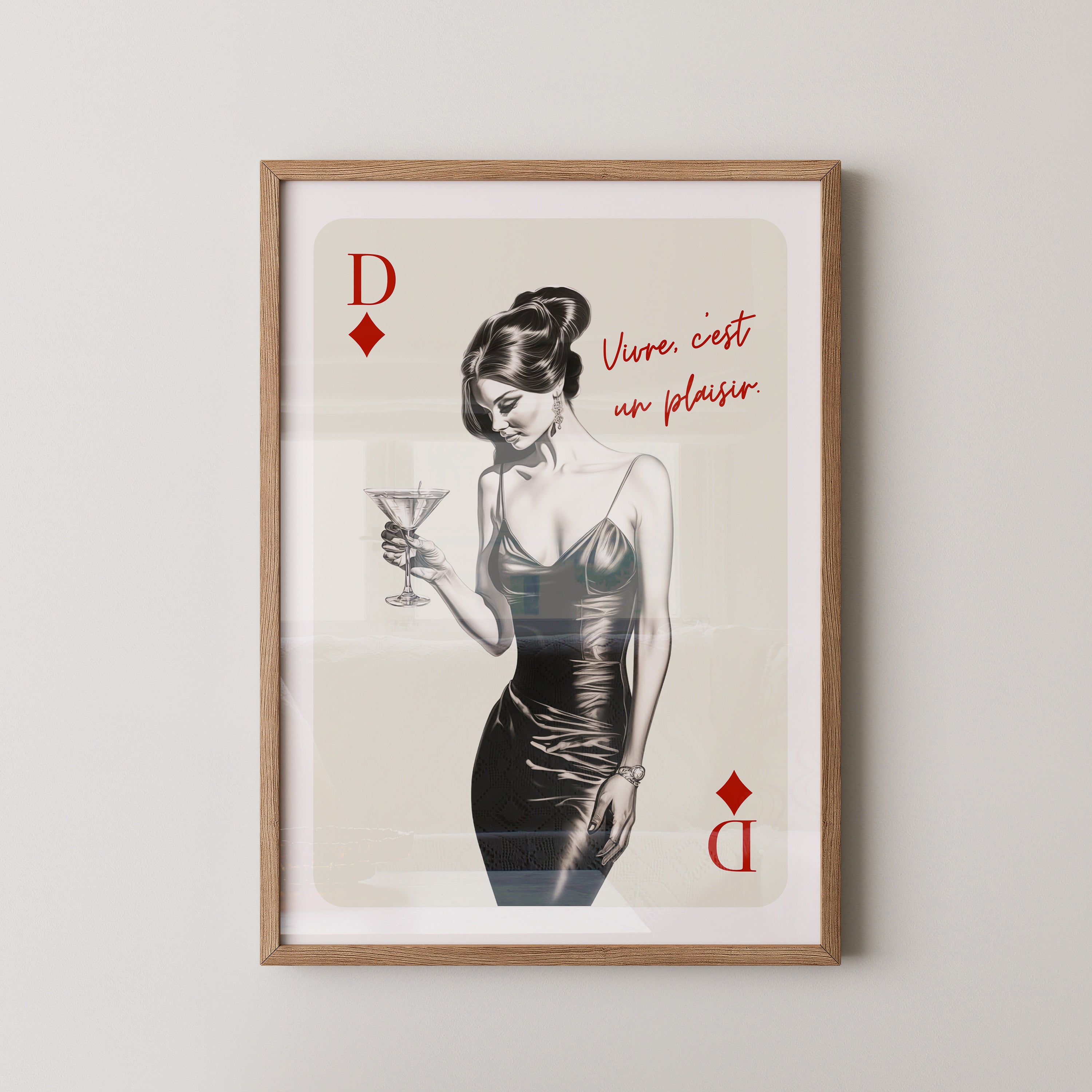 Kartenkönigin Cocktail Glamour