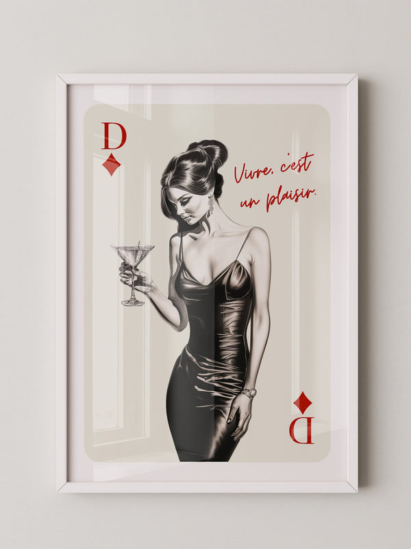 Kartenkönigin Cocktail Glamour