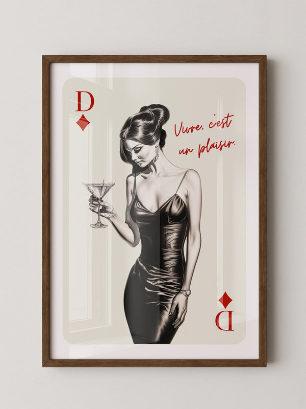 Kartenkönigin Cocktail Glamour