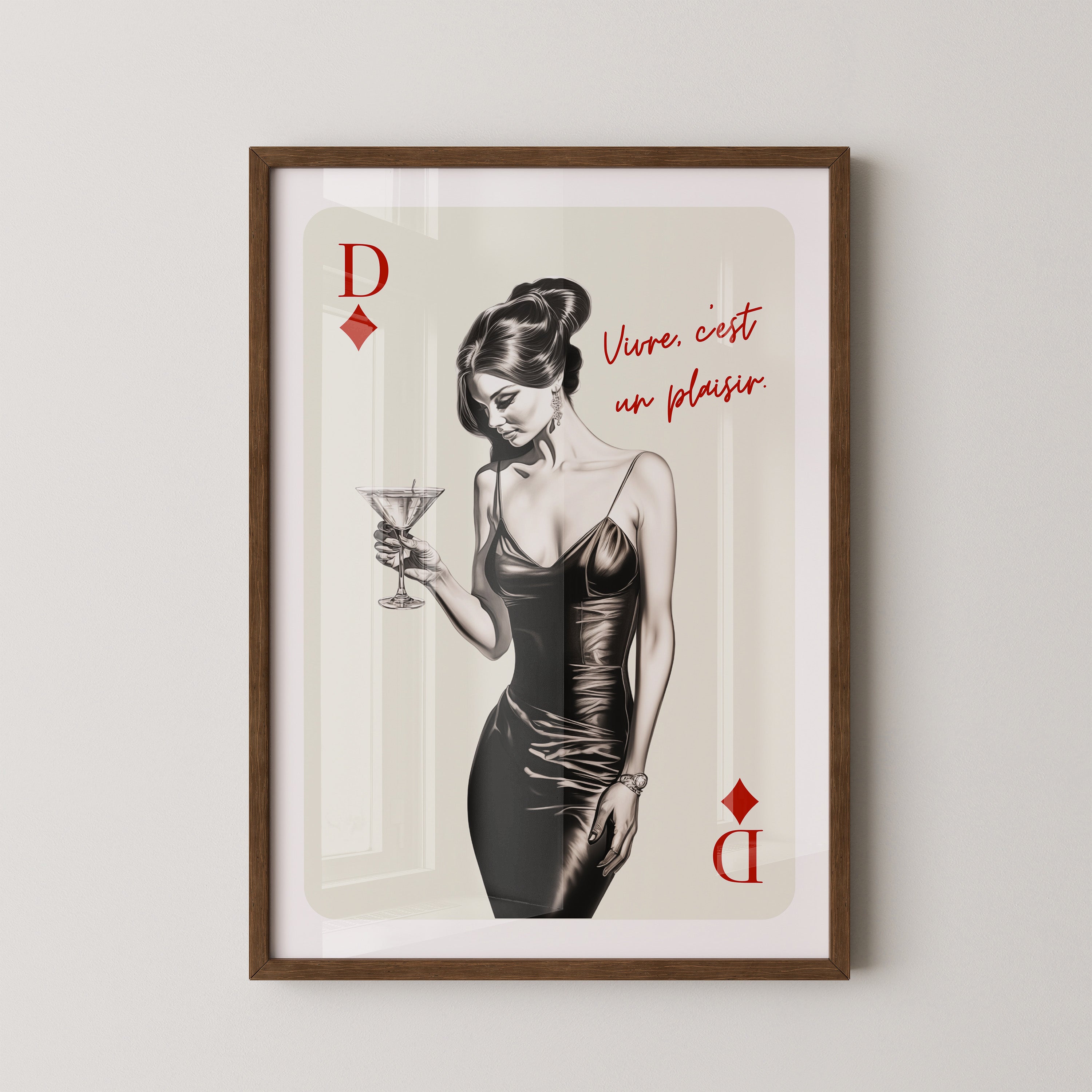 Kartenkönigin Cocktail Glamour