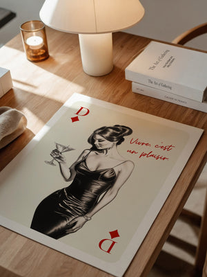 Kartenkönigin Cocktail Glamour