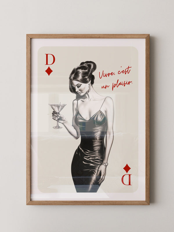 Kartenkönigin Cocktail Glamour