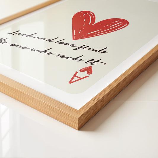 Herz Ass Karte Zeichnung