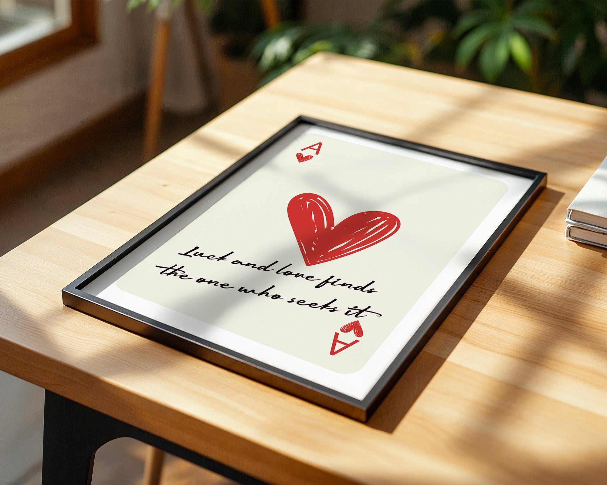 Herz Ass Karte Zeichnung