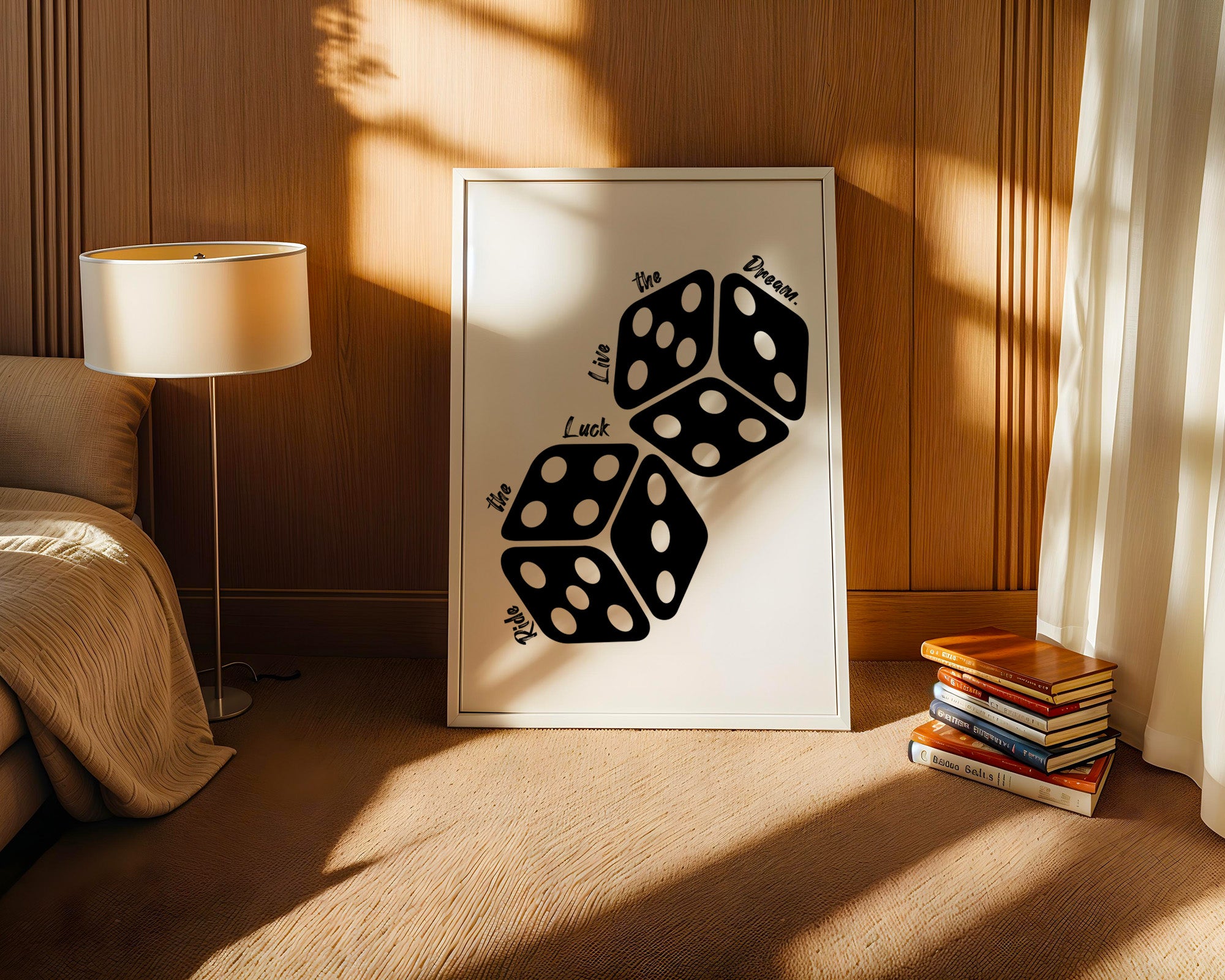 Würfel Perspektive Schwarzweiß