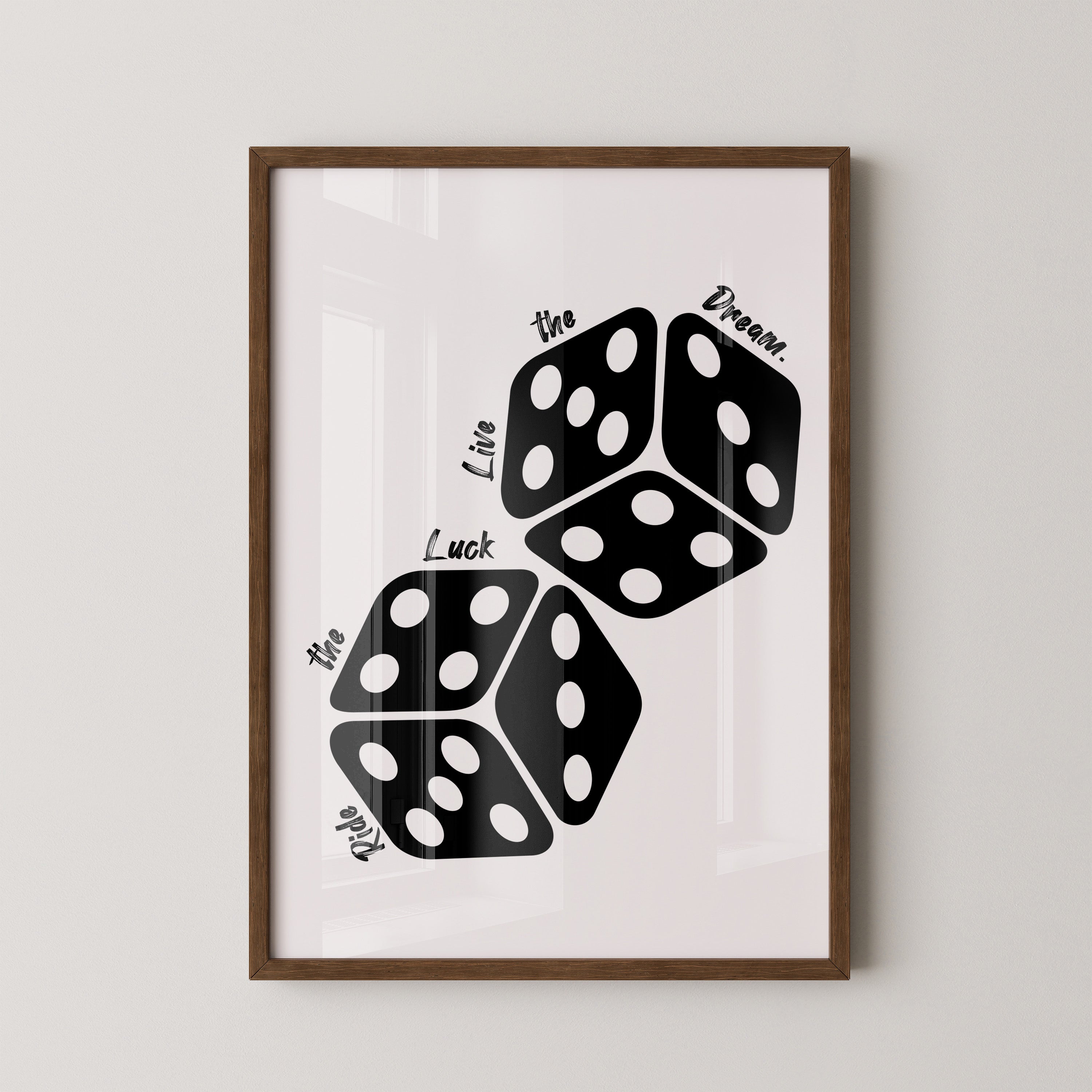 Würfel Perspektive Schwarzweiß