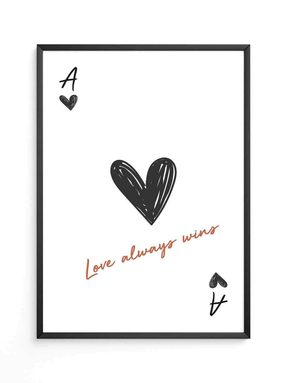 As Herz Skizze schwarz