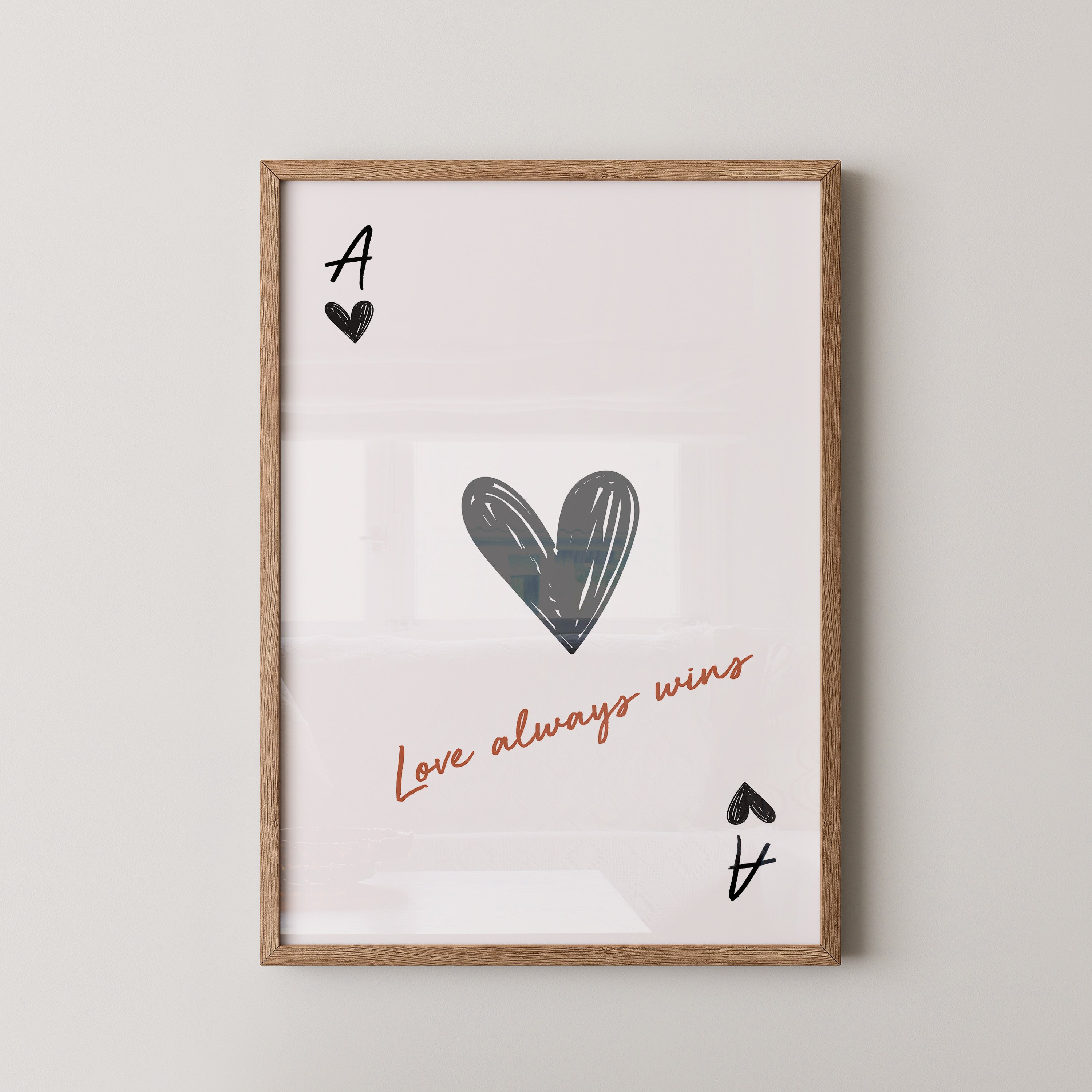 As Herz Skizze schwarz