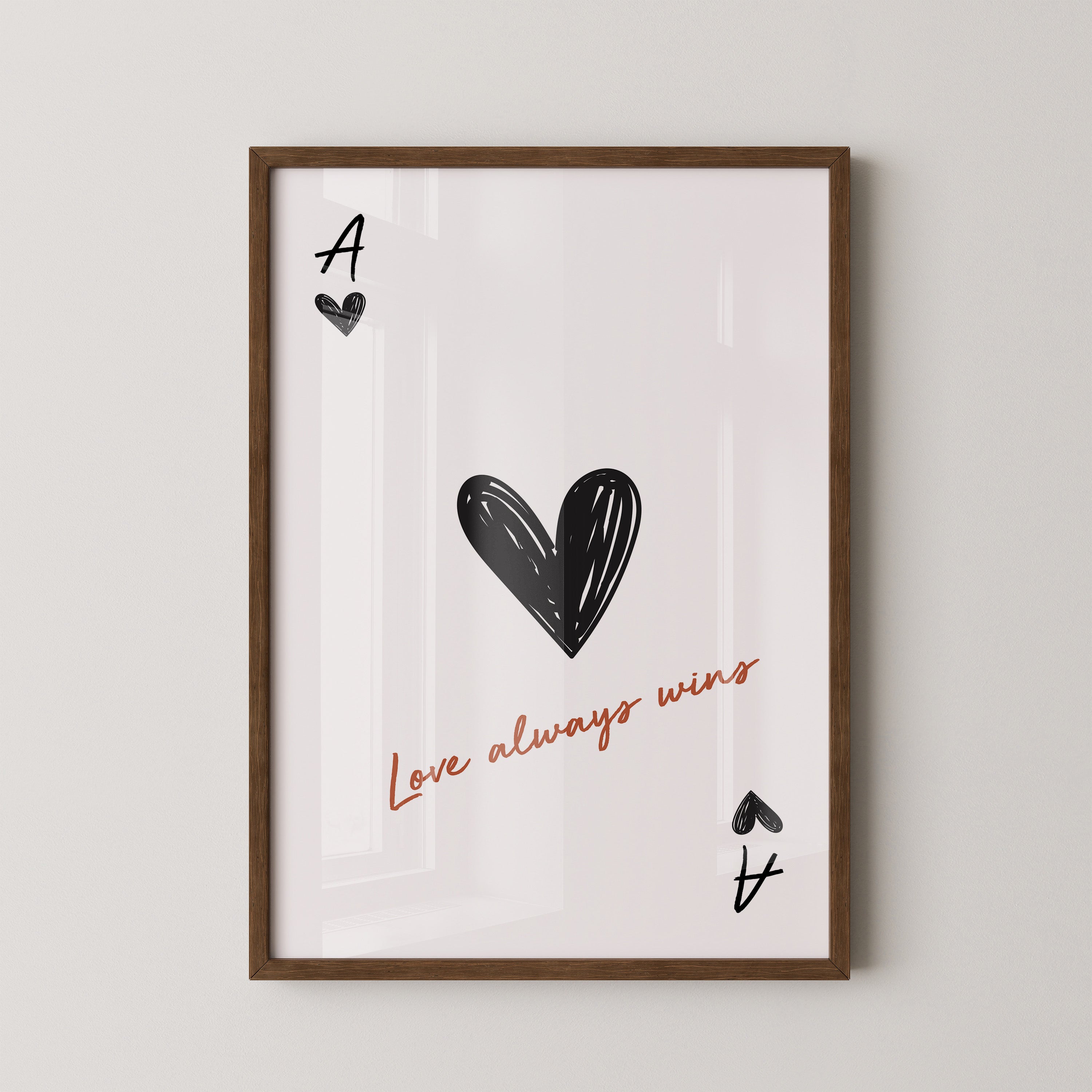 As Herz Skizze schwarz