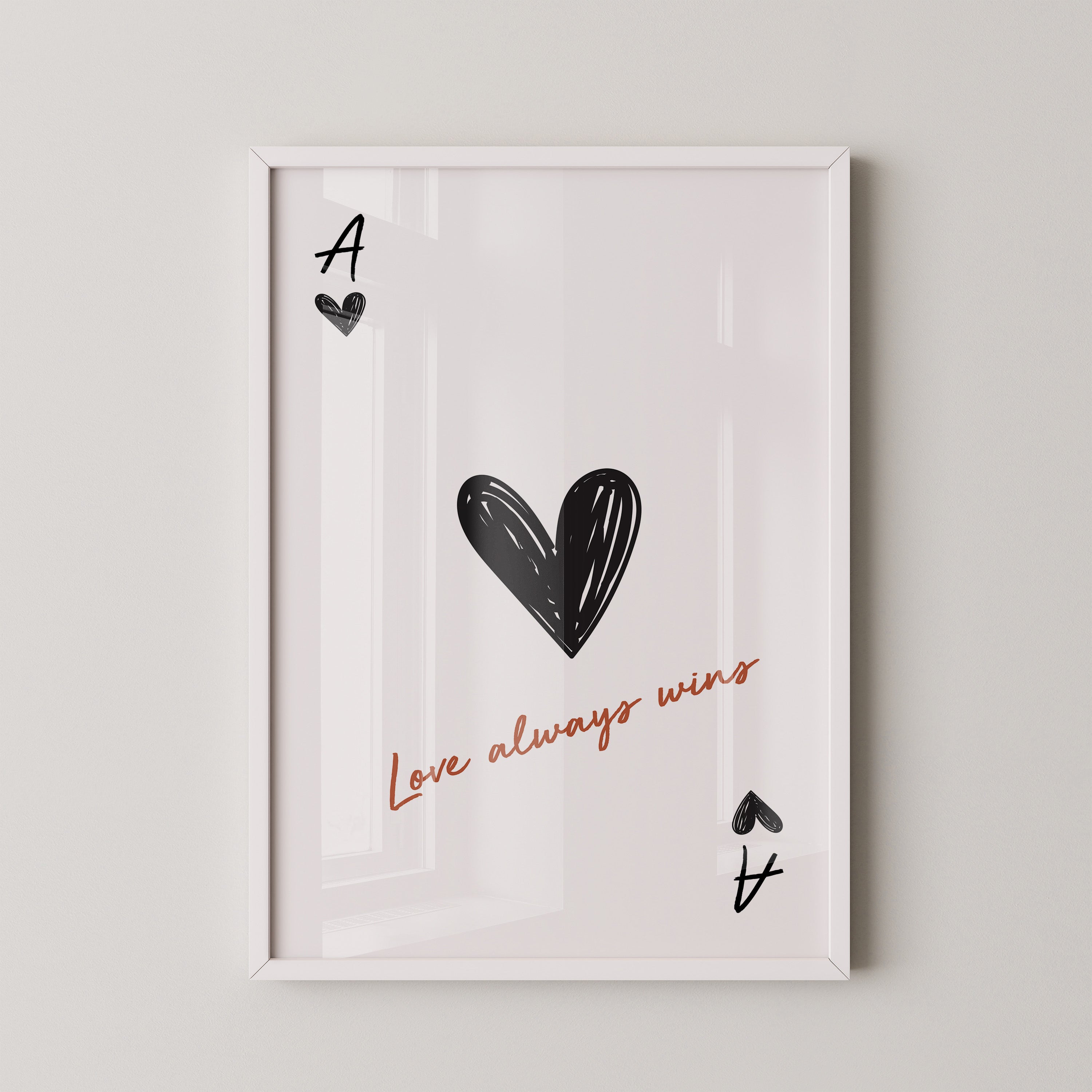 As Herz Skizze schwarz