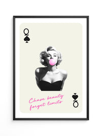 Pokerkönigin Pink PopArt