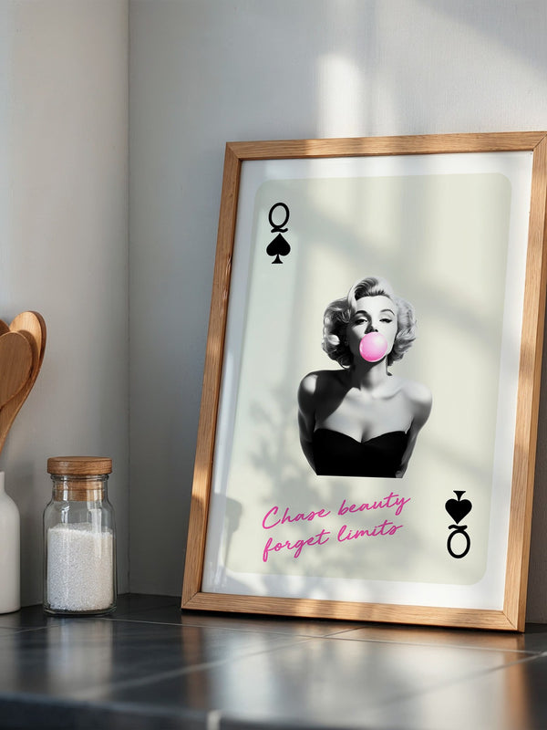 Pokerkönigin Pink PopArt
