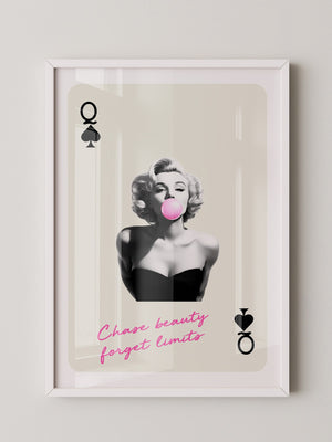 Pokerkönigin Pink PopArt