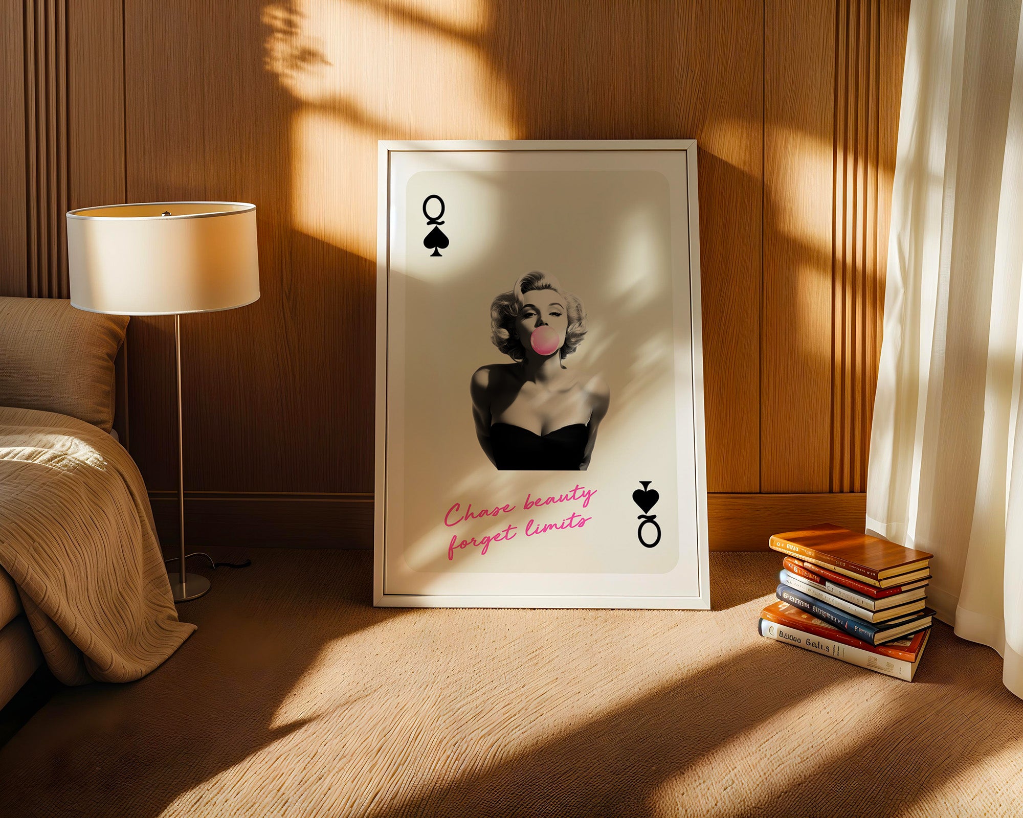 Pokerkönigin Pink PopArt