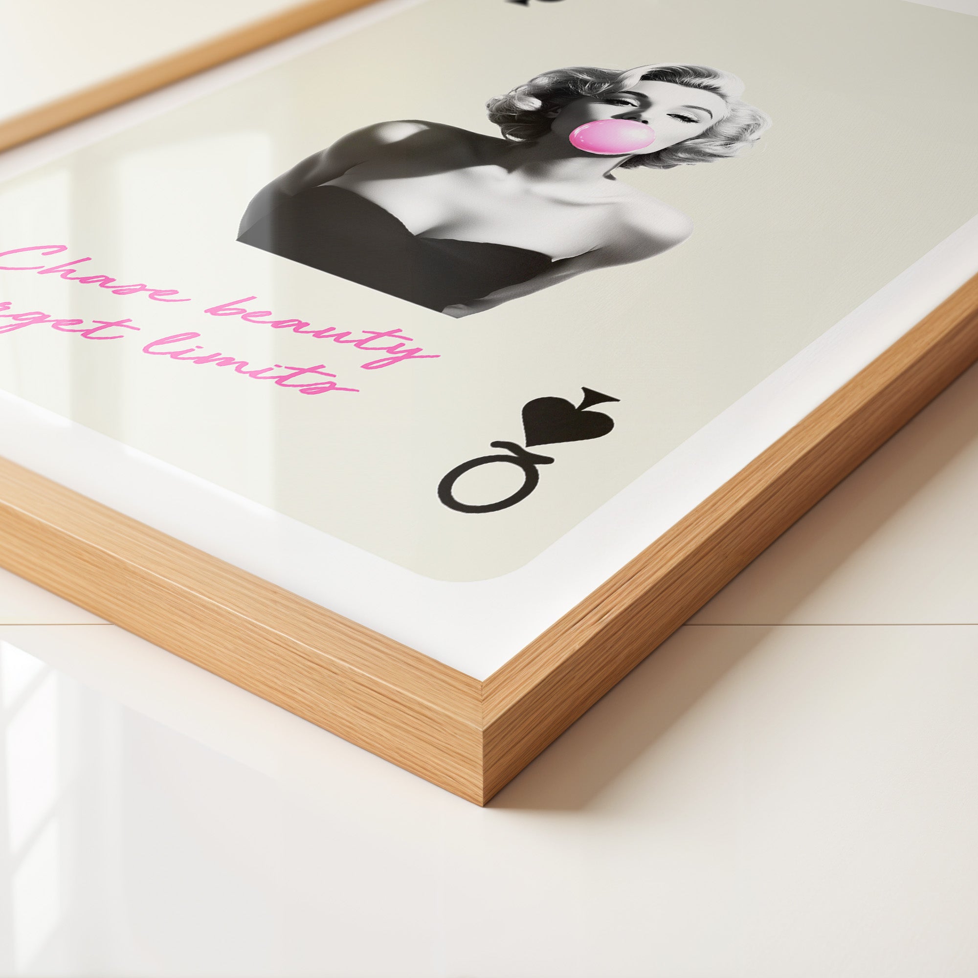 Pokerkönigin Pink PopArt