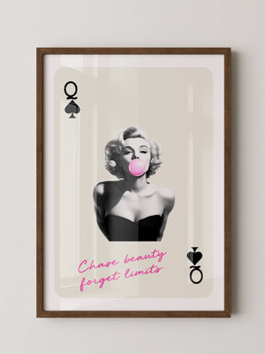 Pokerkönigin Pink PopArt