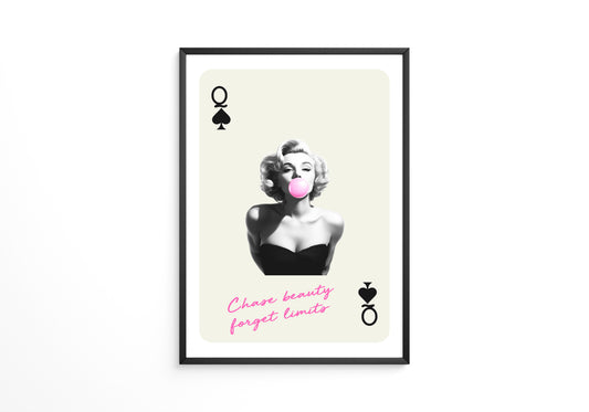 Pokerkönigin Pink PopArt