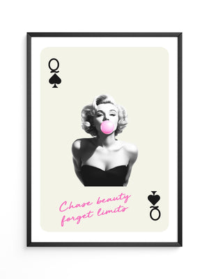 Pokerkönigin Pink PopArt