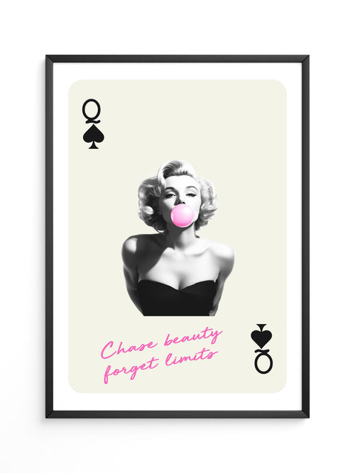 Pokerkönigin Pink PopArt
