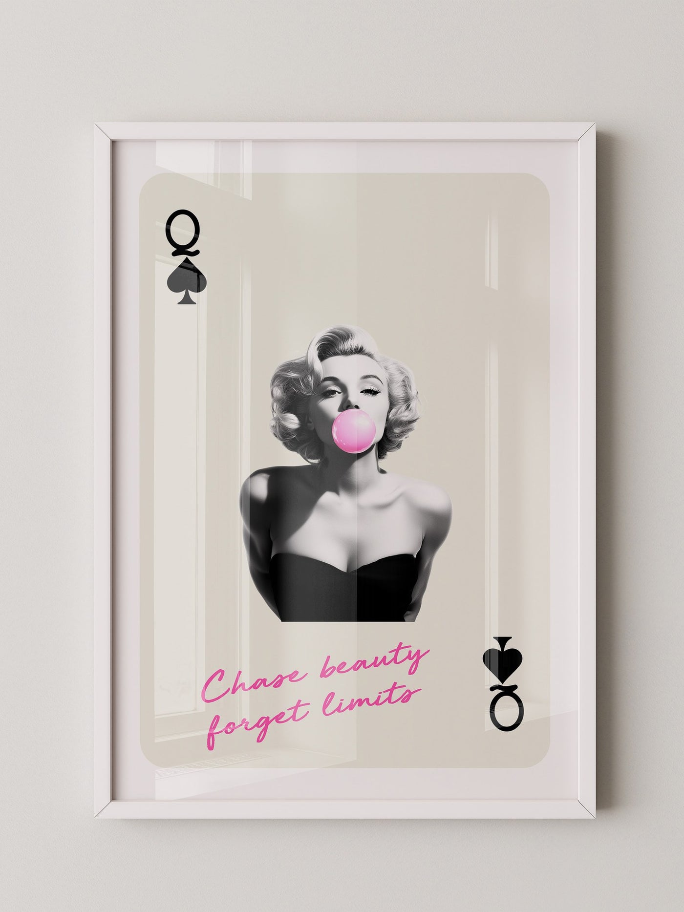 Pokerkönigin Pink PopArt