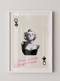 Pokerkönigin Pink PopArt