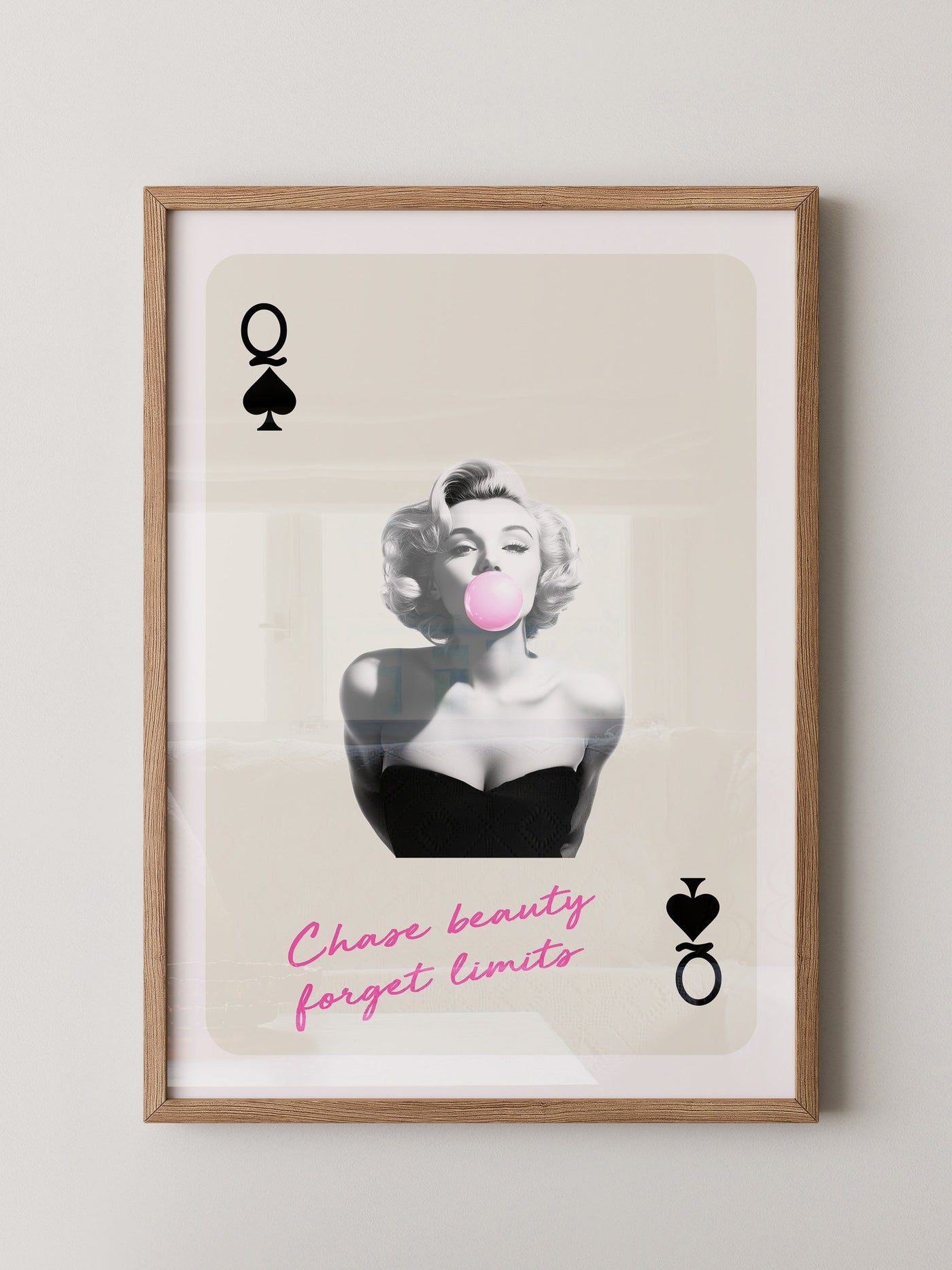 Pokerkönigin Pink PopArt