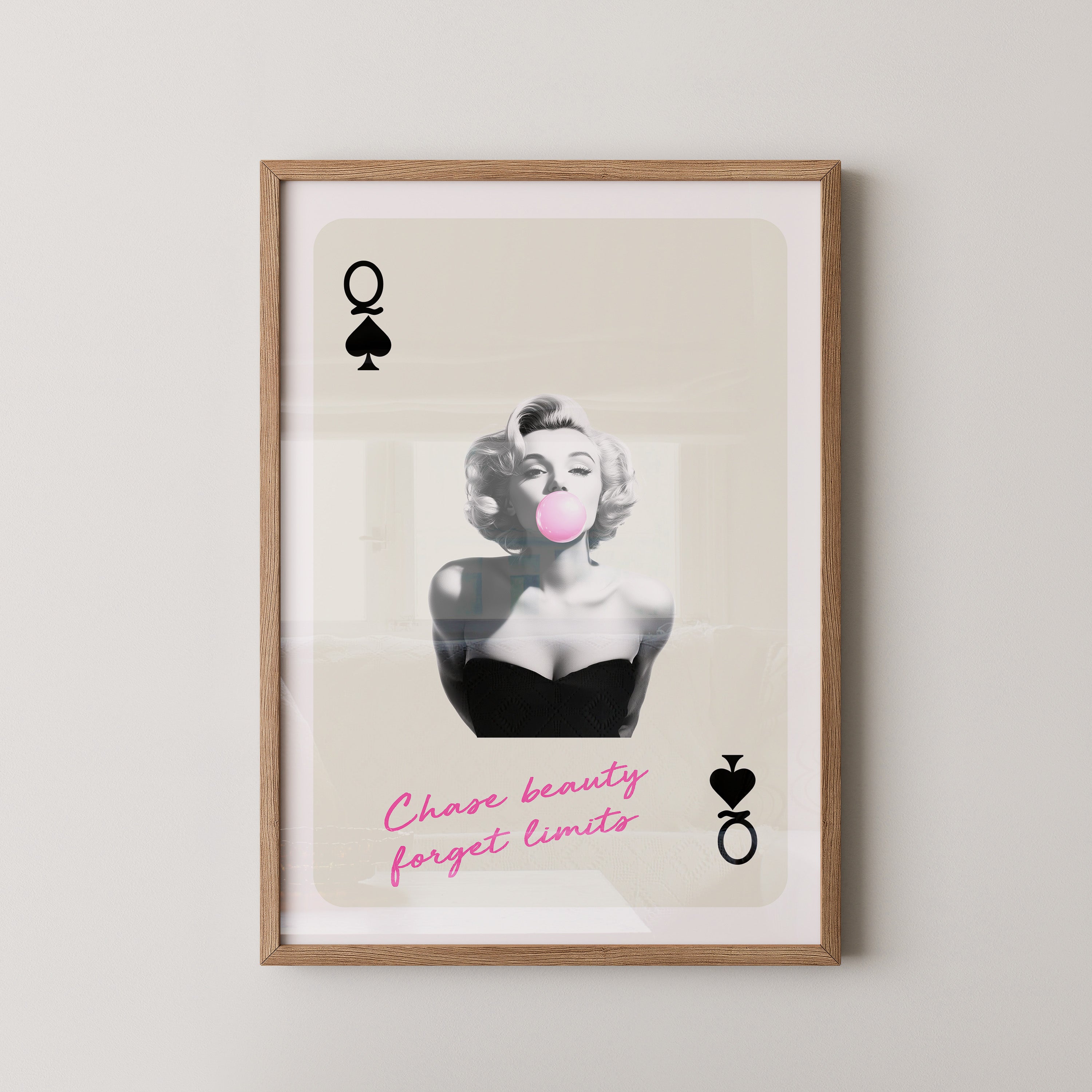 Pokerkönigin Pink PopArt