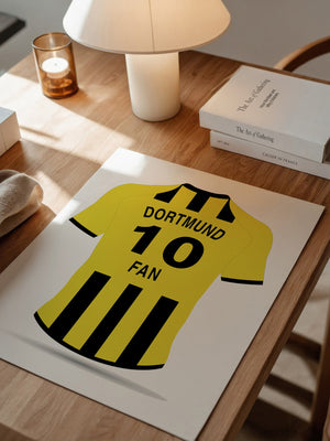 Dortmund Trikot gelb Rückansicht