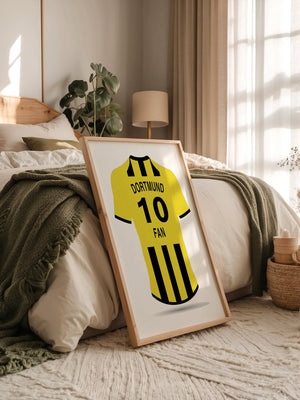 Dortmund Trikot gelb Rückansicht
