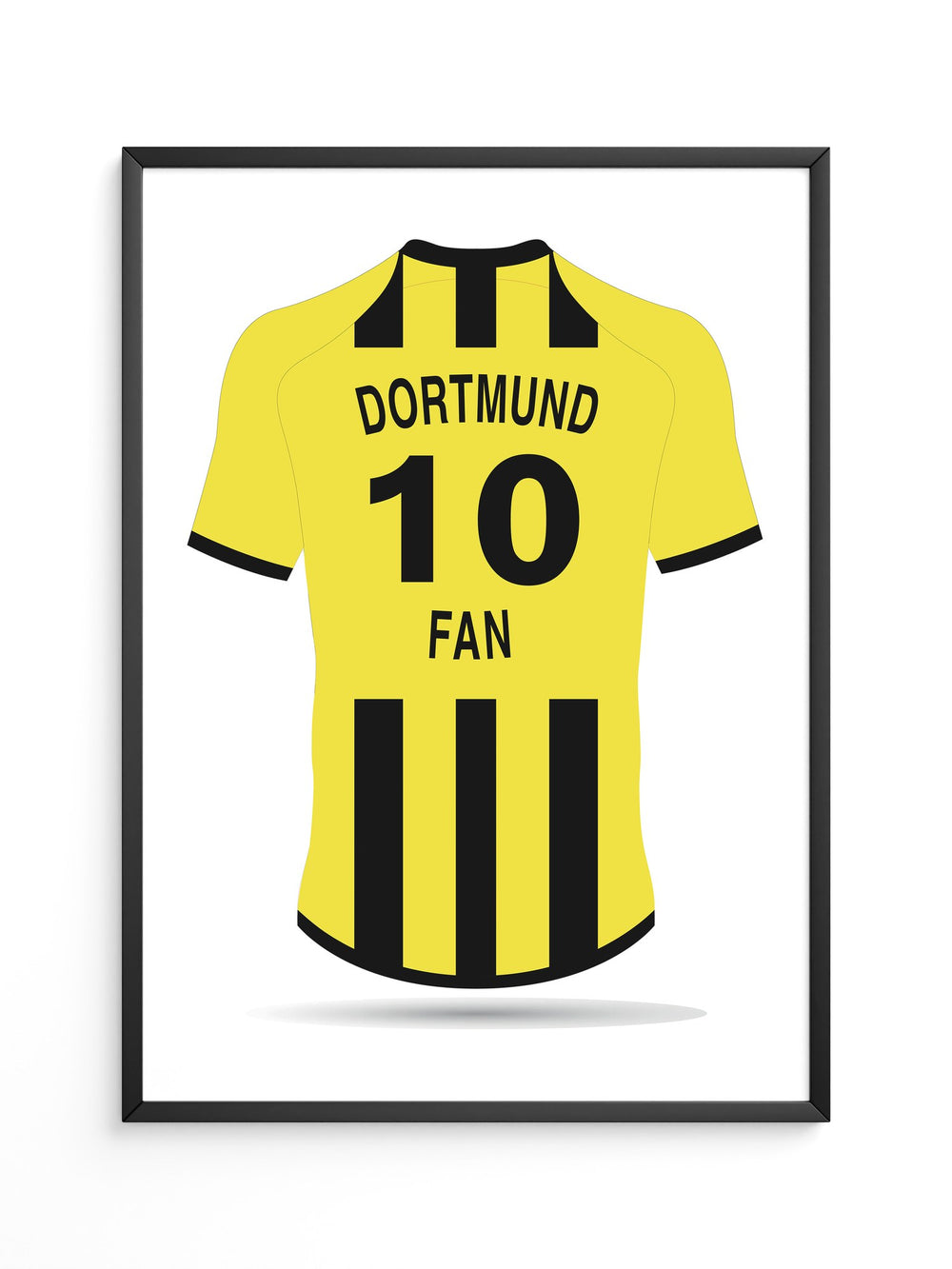 Dortmund Trikot gelb Rückansicht