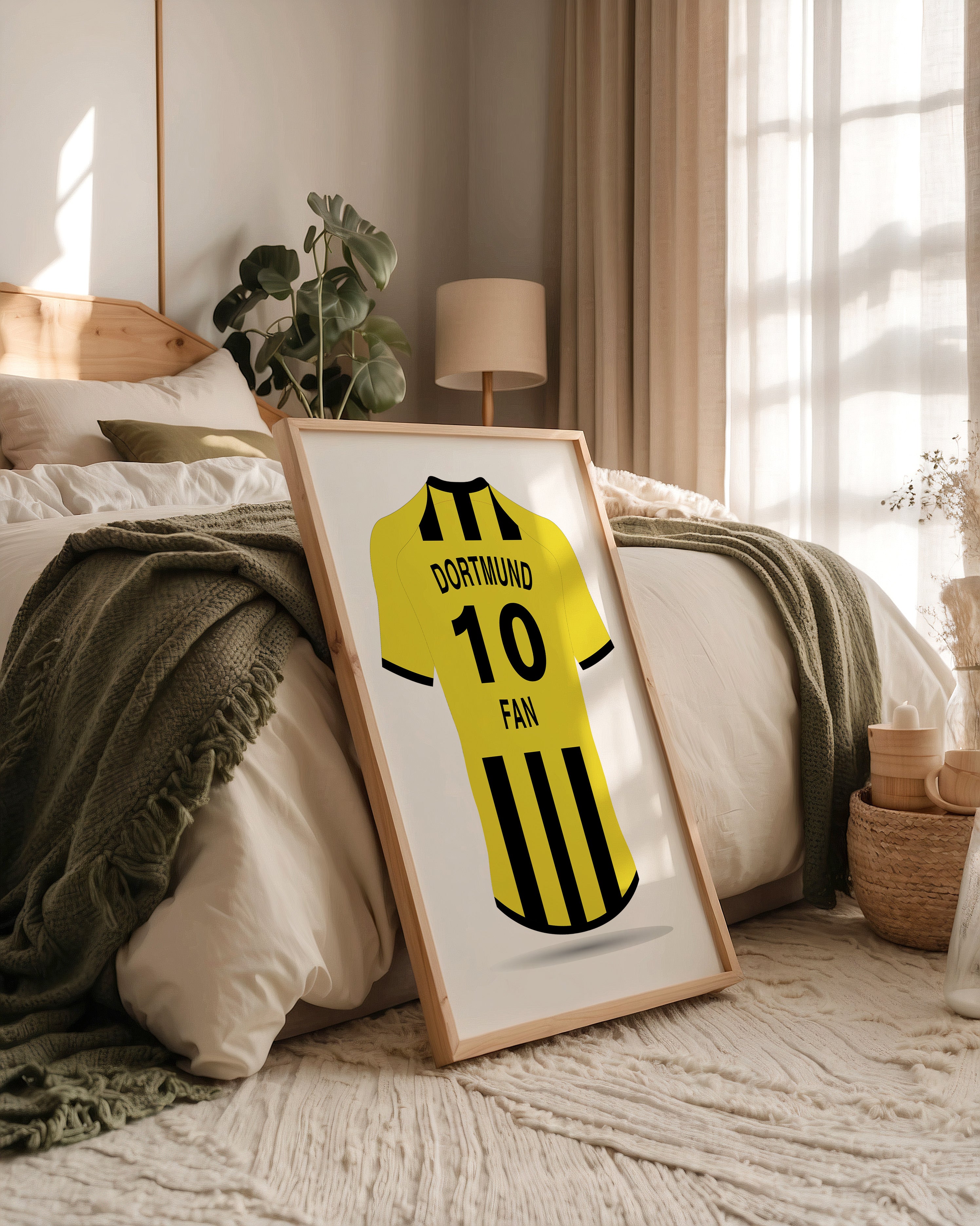 Dortmund Trikot gelb Rückansicht