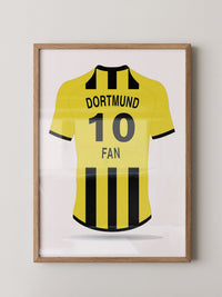 Dortmund Trikot gelb Rückansicht