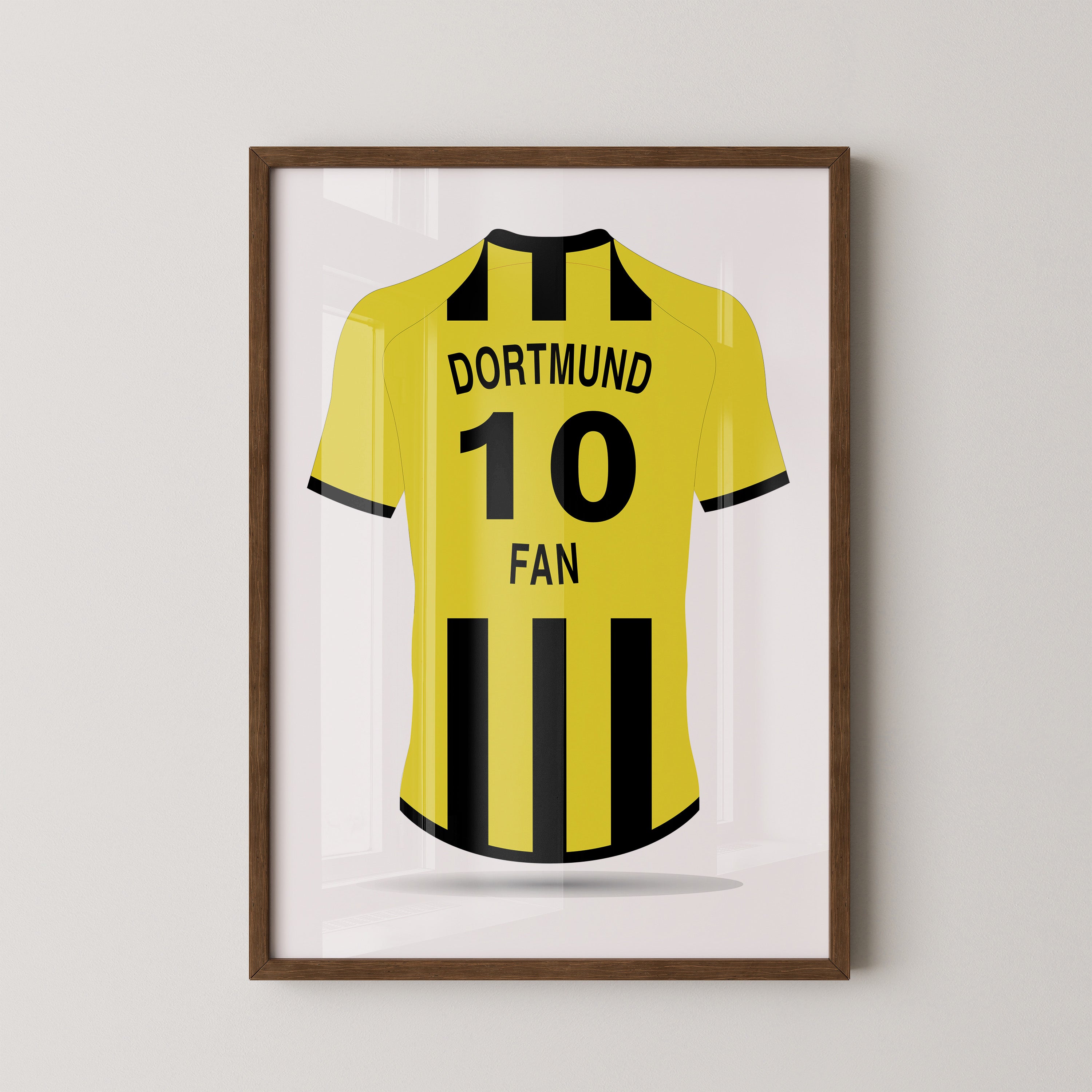 Dortmund Trikot gelb Rückansicht