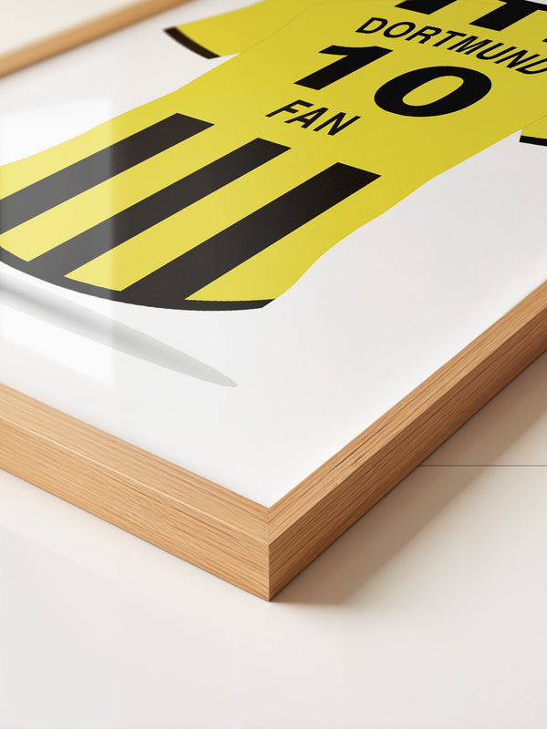 Dortmund Trikot gelb Rückansicht