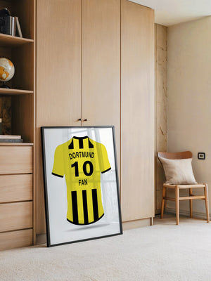 Dortmund Trikot gelb Rückansicht