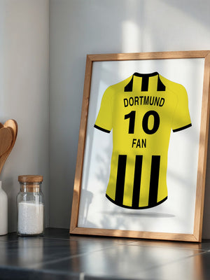 Dortmund Trikot gelb Rückansicht