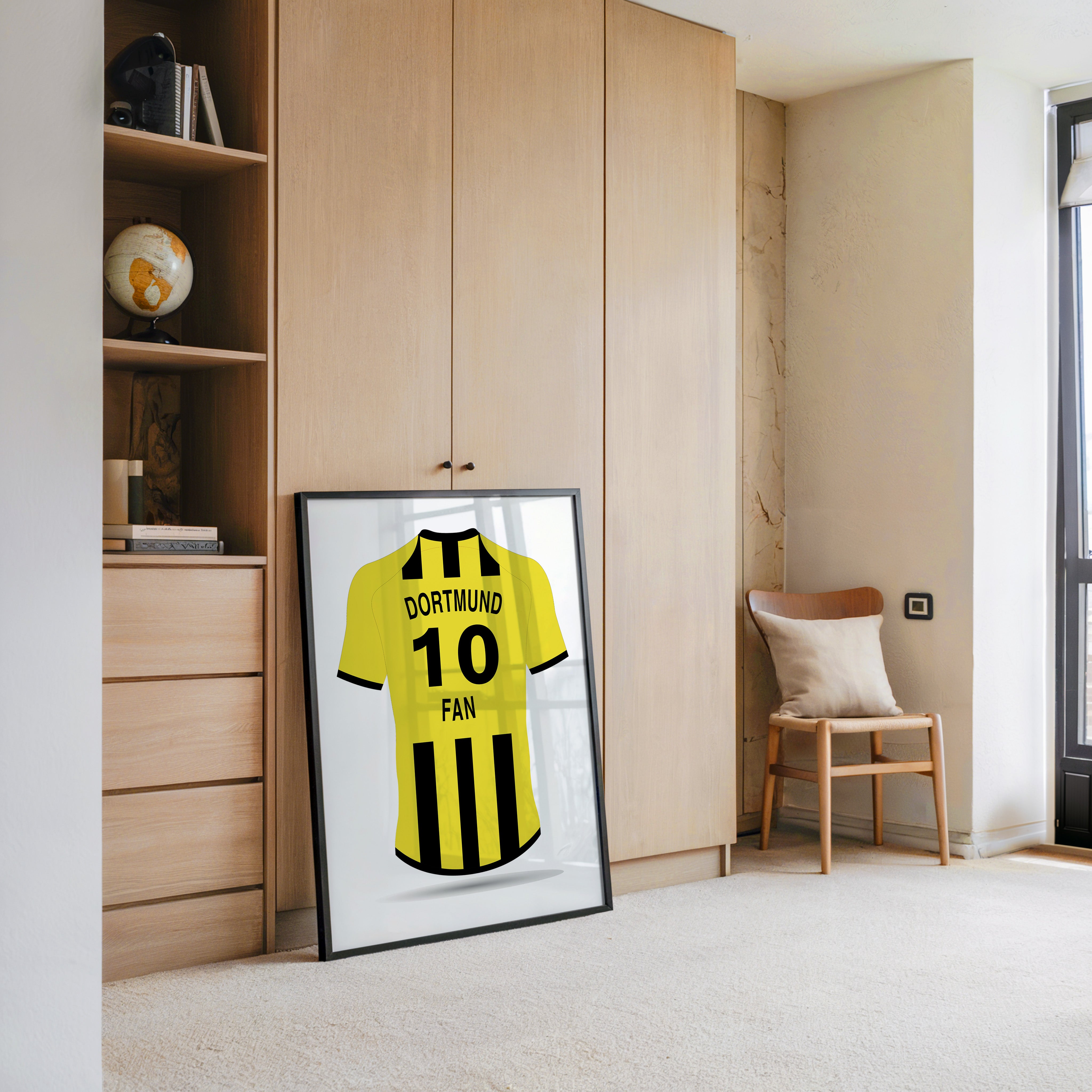 Dortmund Trikot gelb Rückansicht