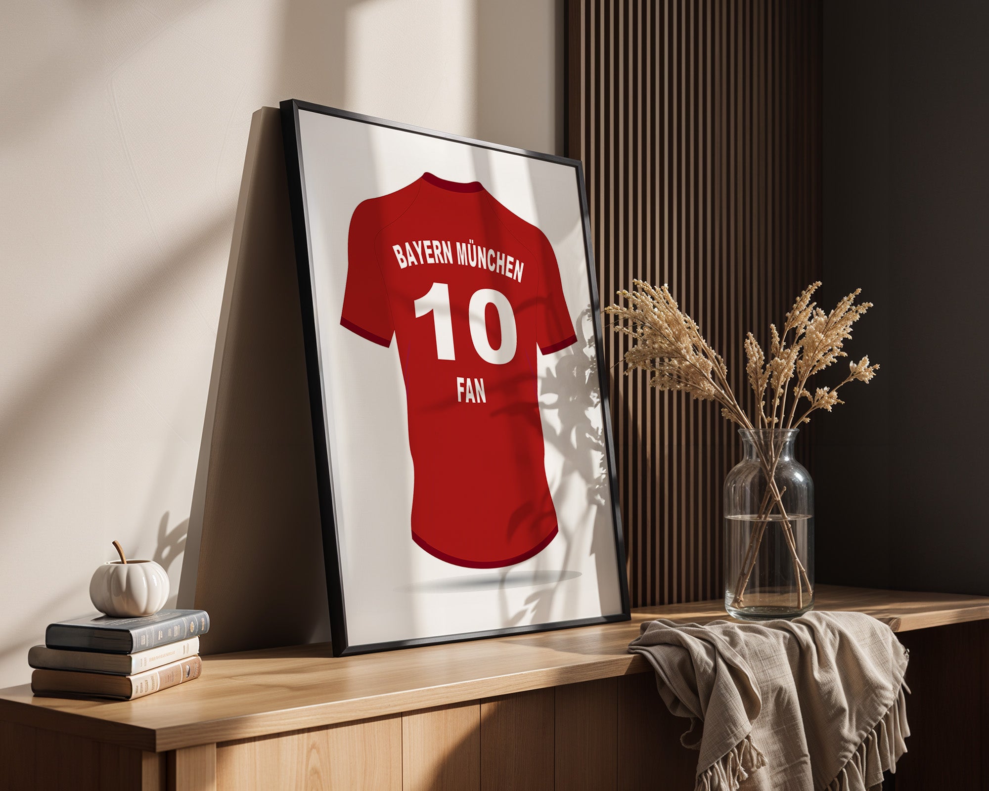 Bayern Trikot Rot Rückansicht