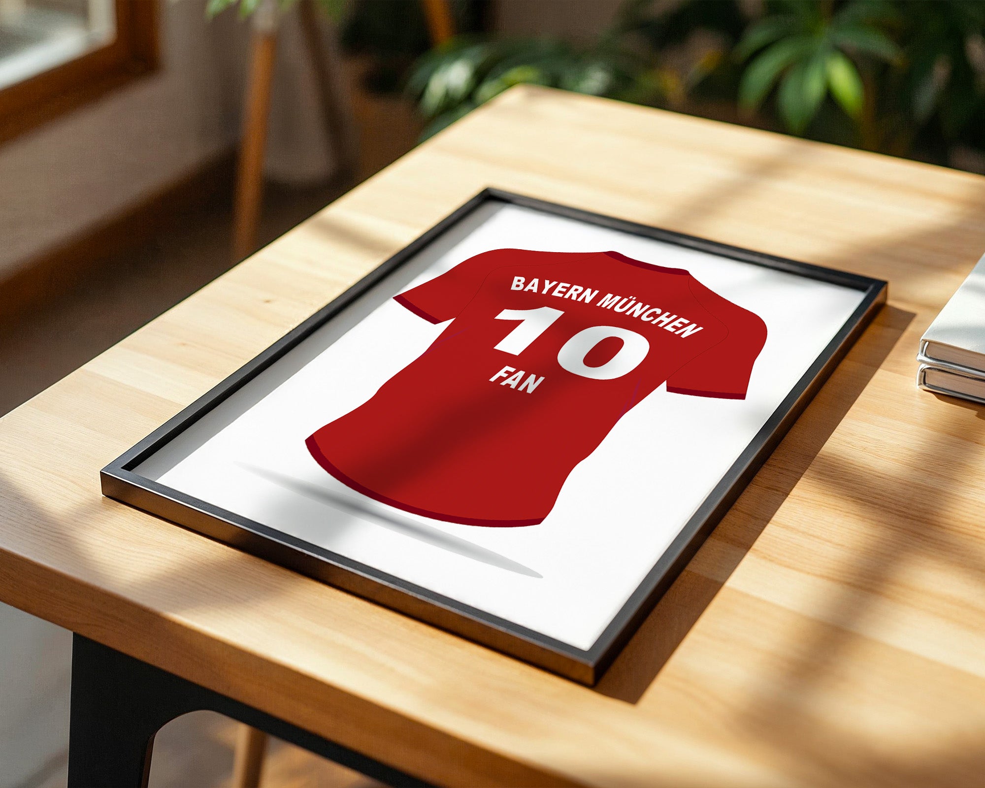 Bayern Trikot Rot Rückansicht