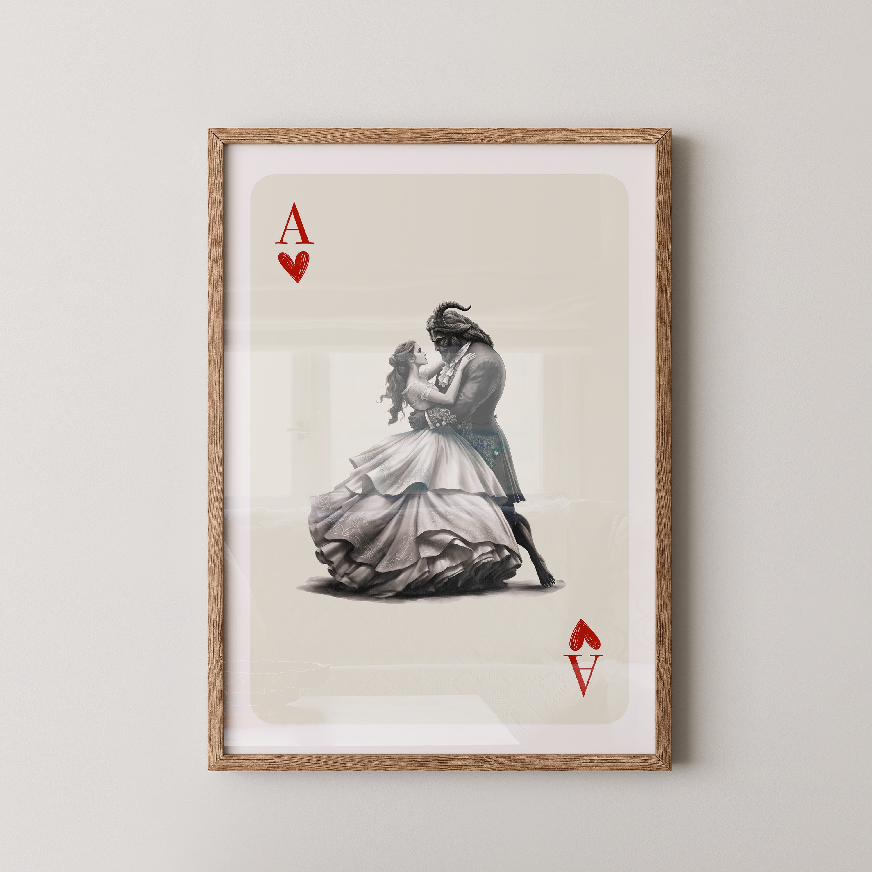 Schöne Belle Tanzkarte