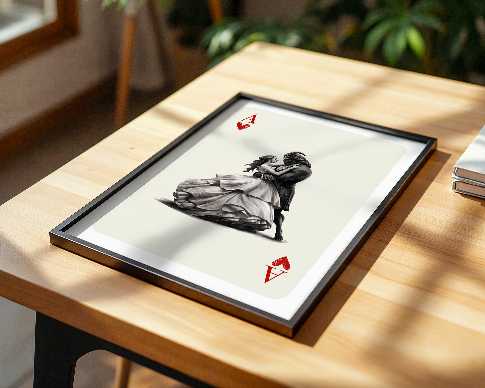 Schöne Belle Tanzkarte