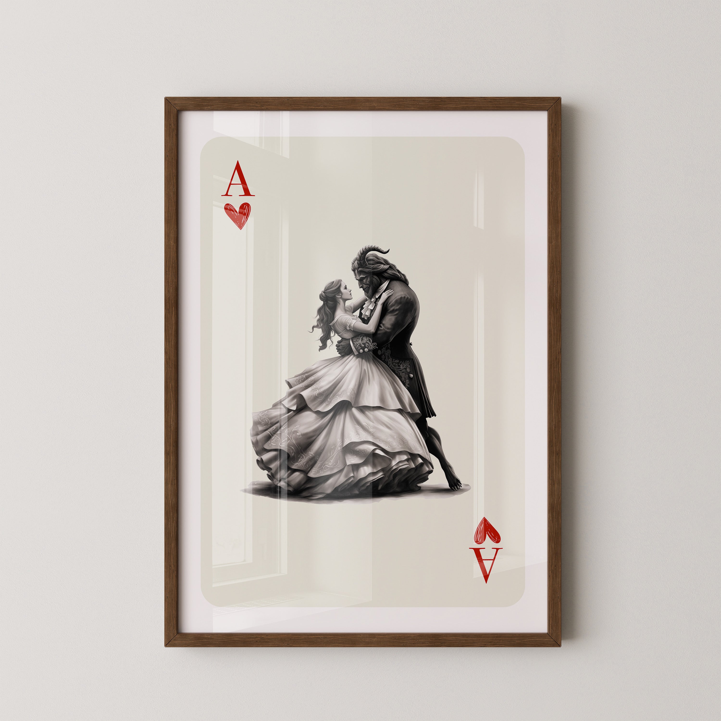 Schöne Belle Tanzkarte