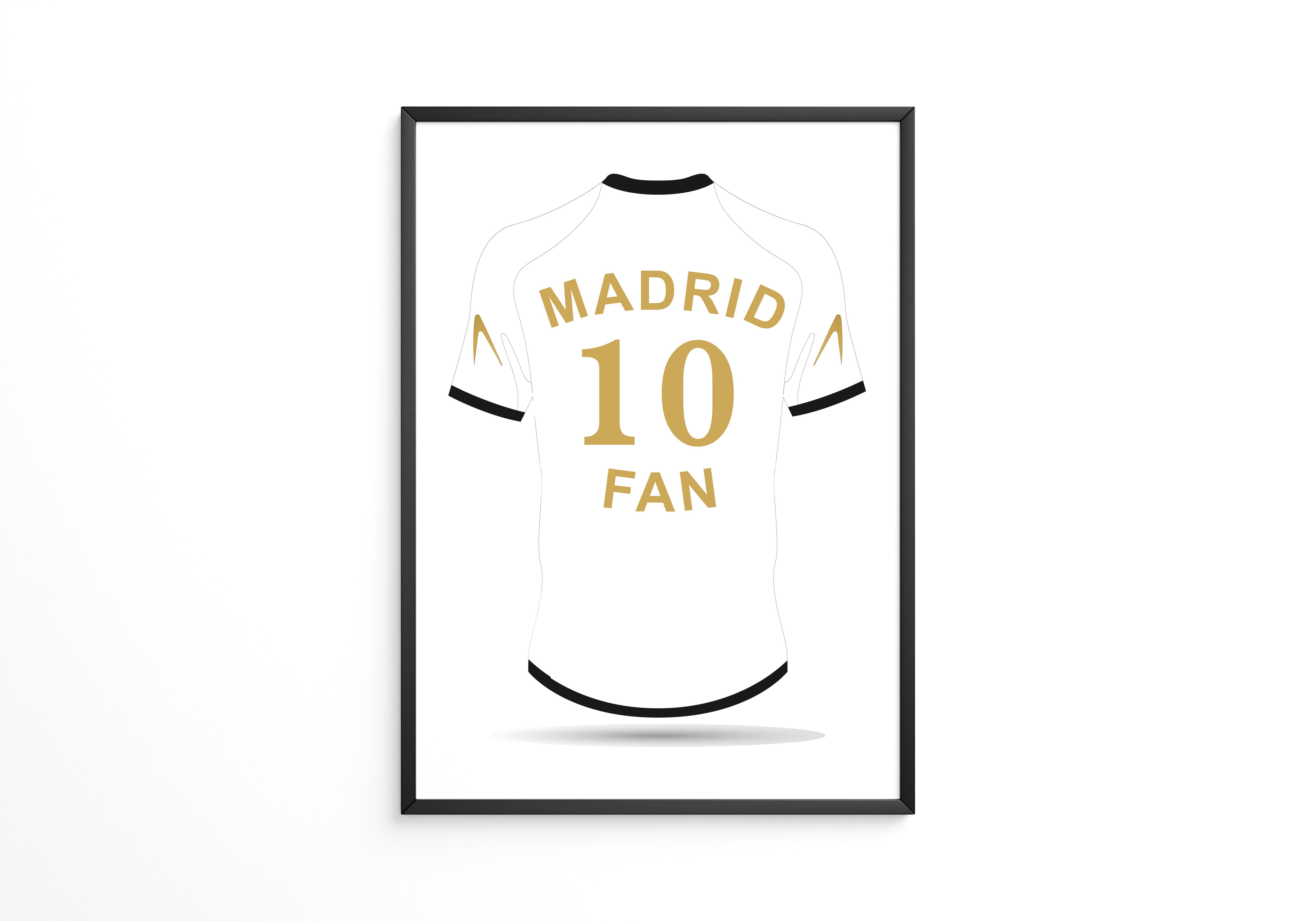 Madrid Trikot Weiß Gold